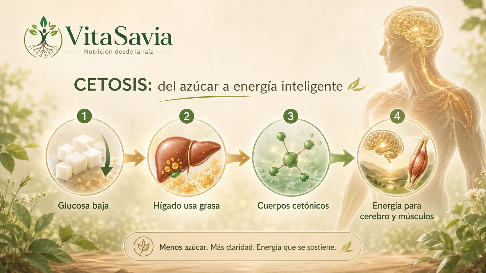 Cómo funciona la cetosis en el metabolismo