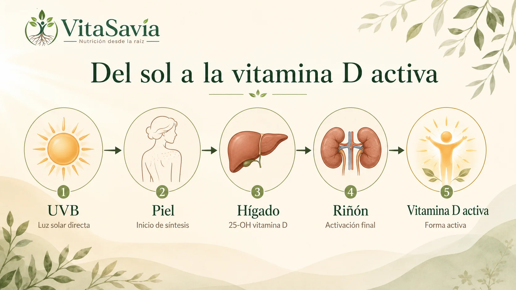 Niveles de vitamina D en analítica 25 OH