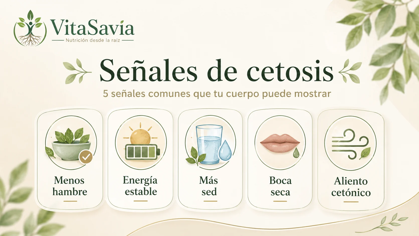 Señales de que puedes estar en cetosis