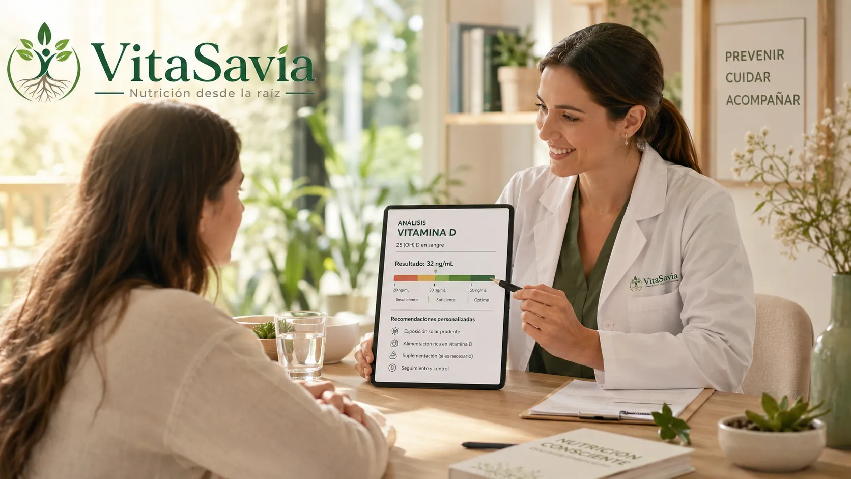 Analítica de vitamina D y consulta profesional