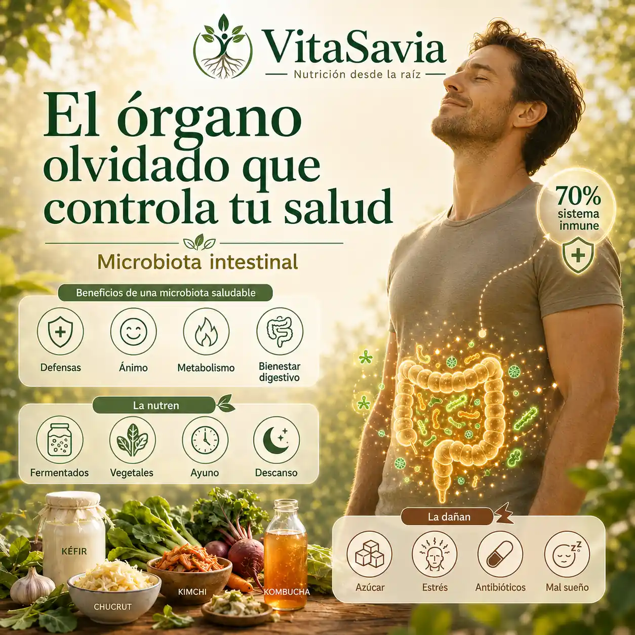 Microbiota intestinal: el órgano olvidado que controla tu salud